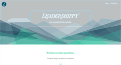 Desktop Screenshot of leadershippy.com